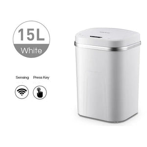 15L Automatic Touchless Intelligent induction Motion Sensor Kitchen Trash Can Wide Opening Sensor Eco-friendly Waste Garbag