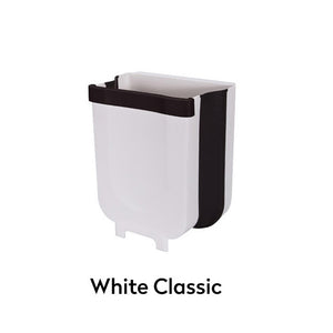 9L Folding Trash Can Zero Waste Recycle Bin Trash Bin Kitchen Dustbin Garbage Rubbish Bin Plastic Waste Bin Garbage Bag Holder