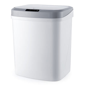 15L Automatic Touchless Smart Infrared Motion Sensor Rubbish Waste Bin Kitchen Trash Can Garbage Bins for Home Room Kitchen Car